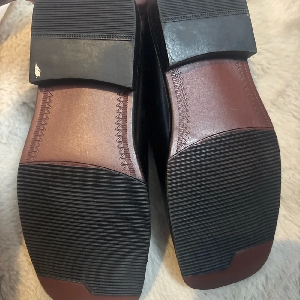 Stacy Adams Classic Black Leather Loafers